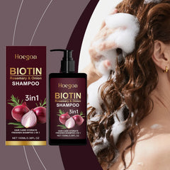 Red Onion Rosemary Shampoo Anti Hair Loss Repair Damaged Frizz Deep Cleansing Oil Control Thickening Hair Hair Growth Shampoo